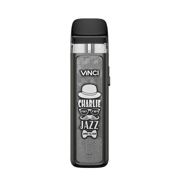 Voopoo Vinci Pod Royal Edition Silver Jazz Kit, Device, Front