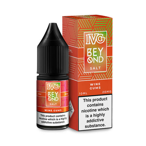 Beyond Winegum Nic Salts by IVG, Packaging and Botte, Front