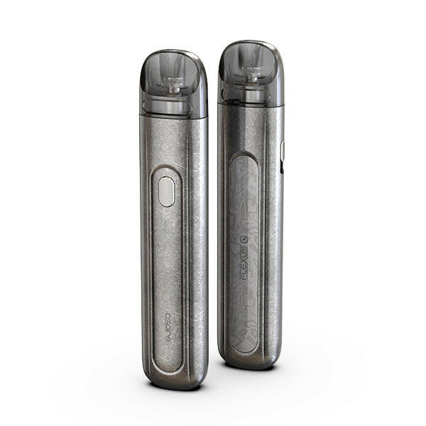 Aspire Flexus Q Retro Silver Device, Front and Back
