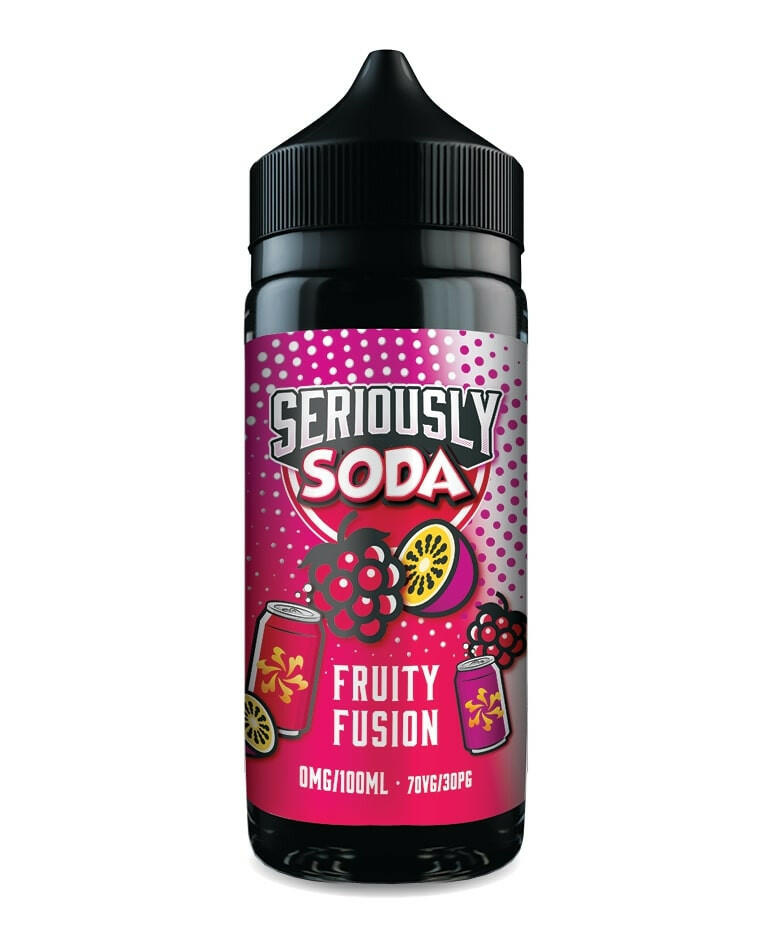 Seriously Soda Fruity Fusion 100ML Shortfill, Bottle, Front
