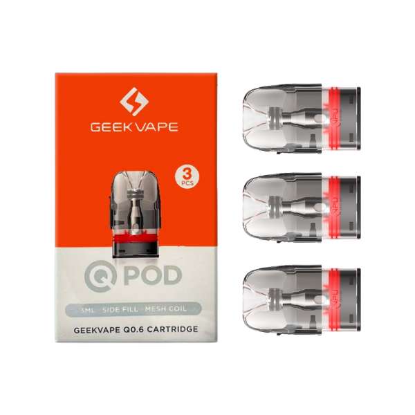 Geekvape Q Pod Side Fill Replacement Pods, Packaging and Pods, Front