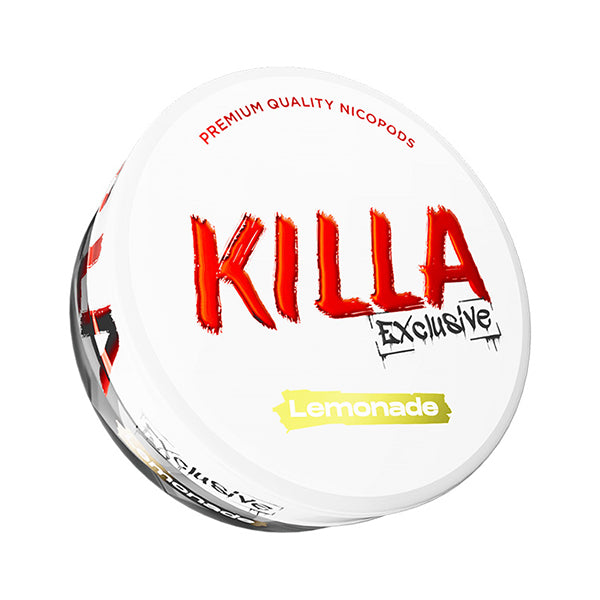 Killa Exclusive Lemonade Nicotine Pouch, Tub , Front