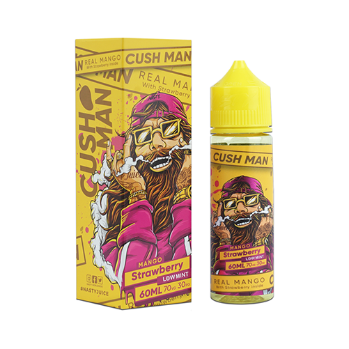 Nasty Juice Cush Man Mango Strawberry 60ML Shortfill, Bottle, Front