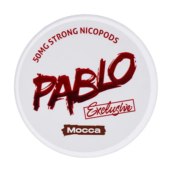 Pablo Mocca Nicotine Pouches, Tub, Top