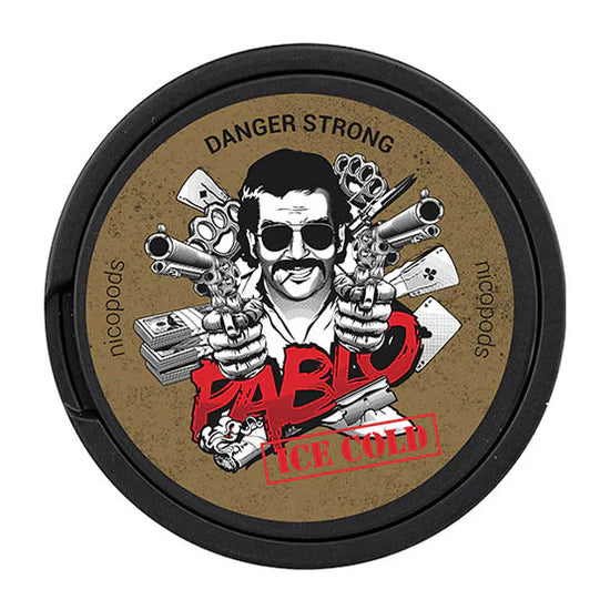 Pablo Ice Cold Nicotine Pouches, Tub, Top