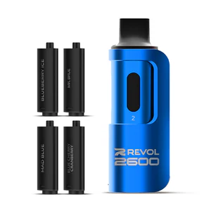 Revol 4 in 1 Blue Series, Device and Pods, Front