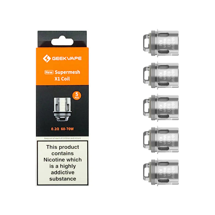 Geekvape Supermesh Replacement Coil, Packaging and Coils, Front