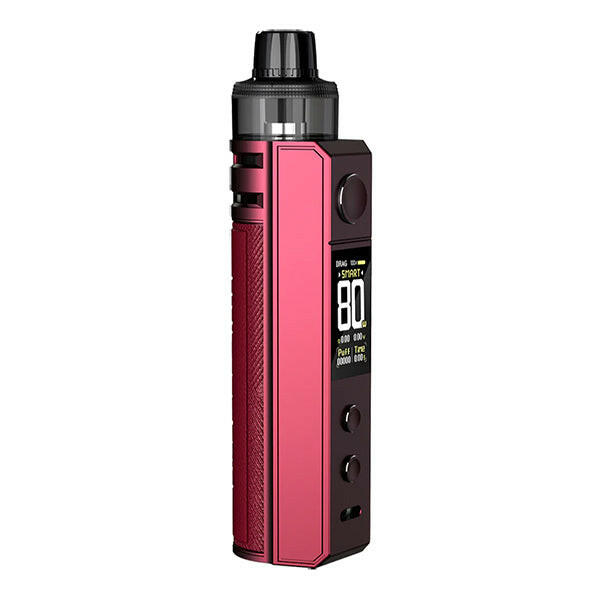 Voopoo Drag H80S Plum Red Kit, Device, Side