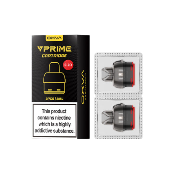 Oxva VPrime Replacement Pods, Packaging and Pods, Front