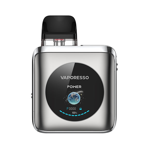 Vaporesso Xros 4 Nano Pod Vape Kit Titanium Silver, Device, Front