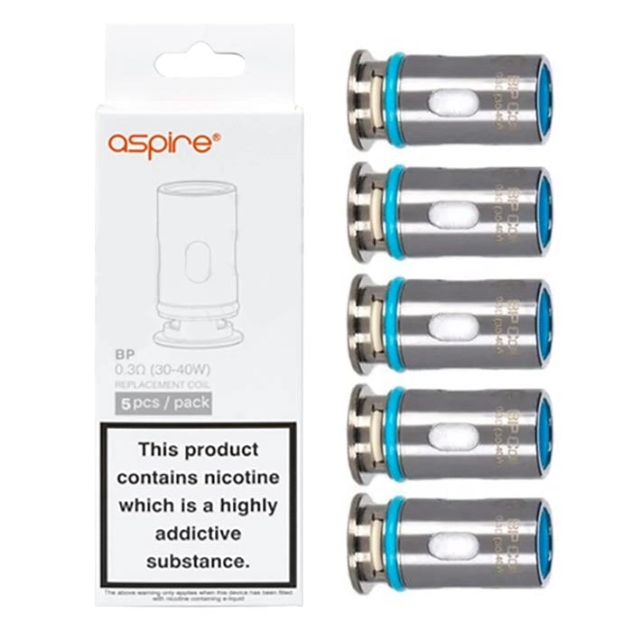 Aspire BP Replacement Coil, Packaging and Coils, Front