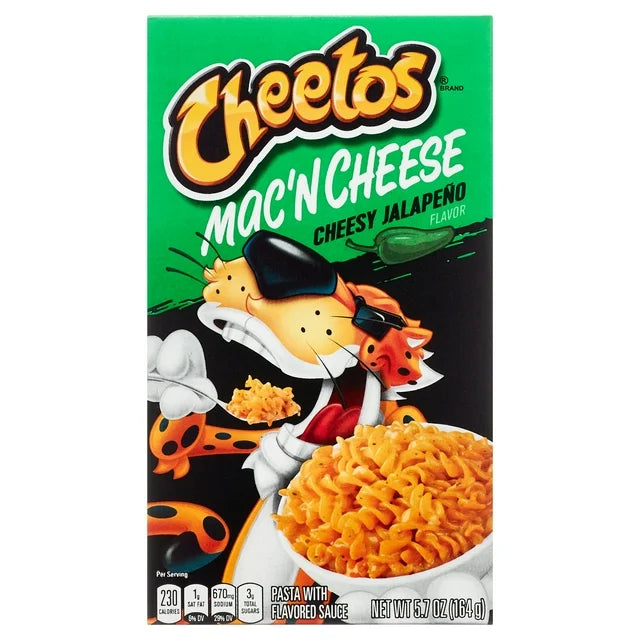 Cheetos Mac 'N Cheese, Cheesy Jalapeno Flavor, Box, Front