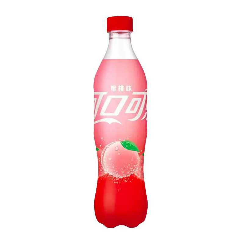 Coca Cola Peach Chinese, Bottle, Front