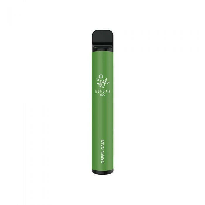 Elf Bar Green Gummy Bear Dispoable Vape, Device Front
