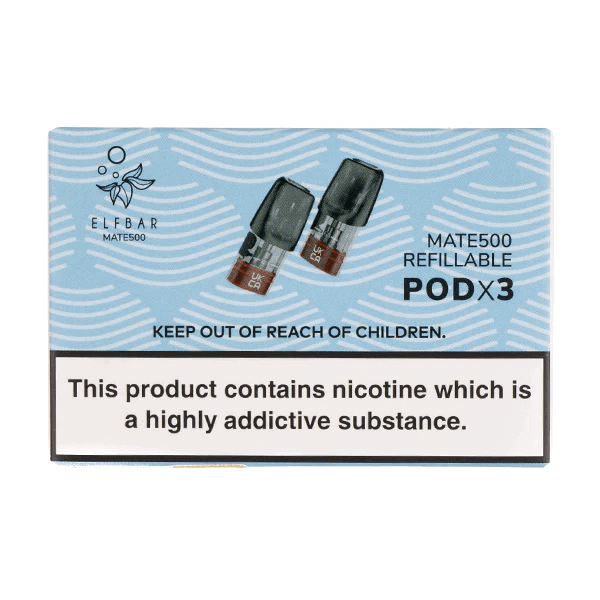 ELF Bar MATE 500 Refillable Pod Free Next Day Delivery Escobar Vape Shop ELF Bar MATE 500 Refillable Pod Free Next Day Delivery Escobar Vape Shop
