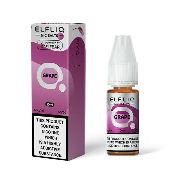 Elfliq Grape Nic Salt by Elf Bar | 5 For £10