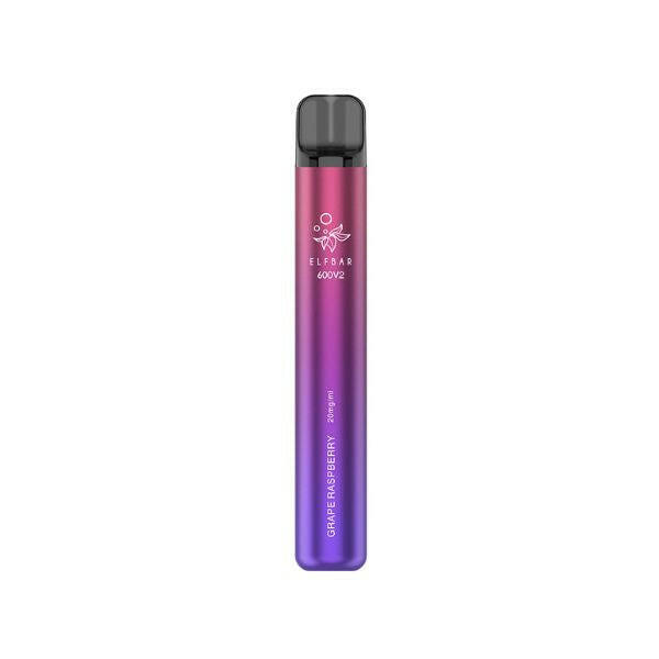 Elf Bar V2 Grape Raspberry Vape, Device Front
