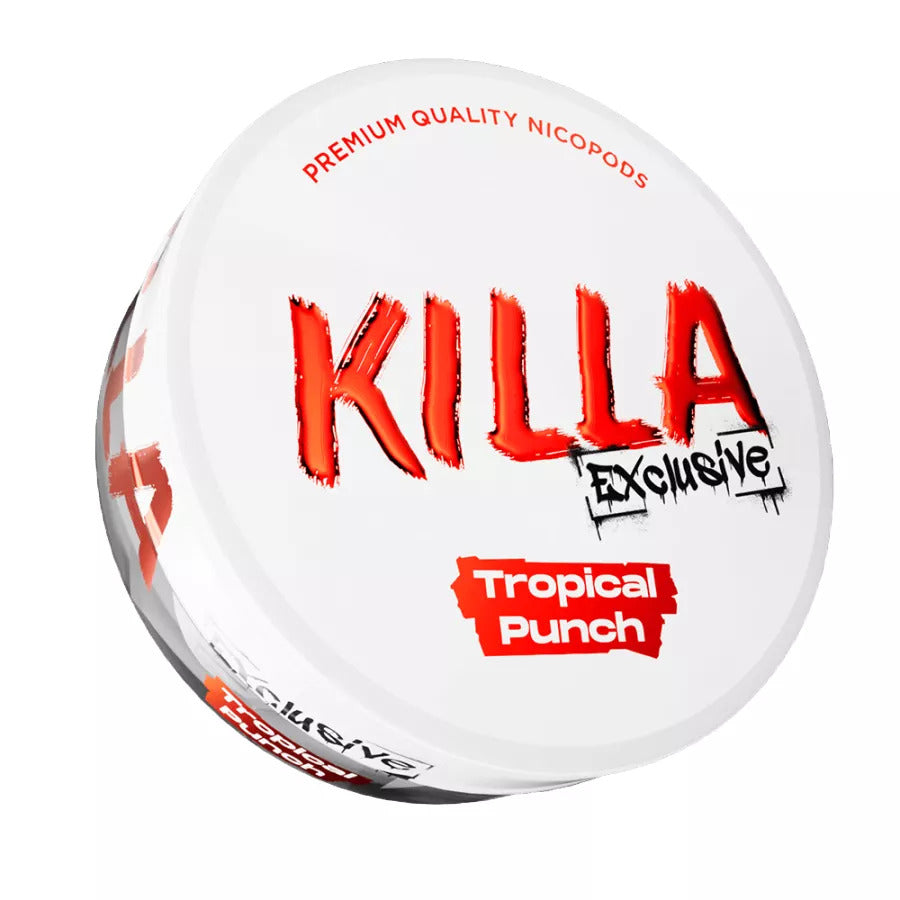 Killa Exclusive Tropical Punch Nicotine Punch, Tub, Front