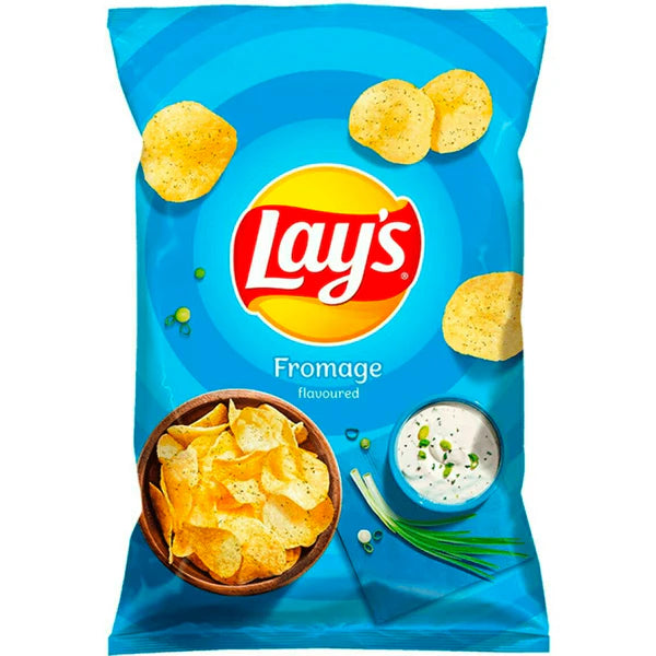 Lays Fromage Crisps, Bag, Front