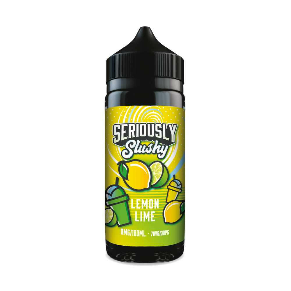 Seriously Slushy Lemon Lime 100ML Shortfill, Bottle, Front