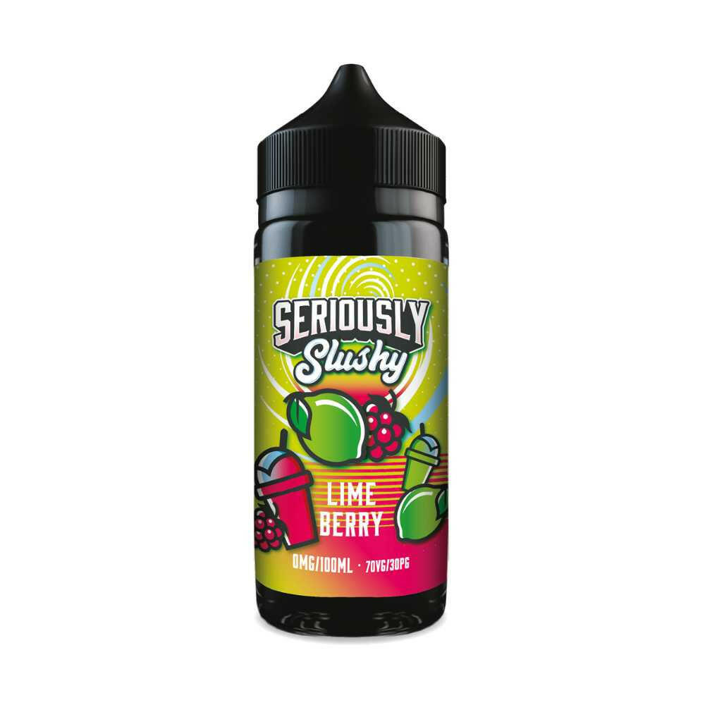 Seriously Slushy Lime Berry 100ML Shortfill, Bottle, Front