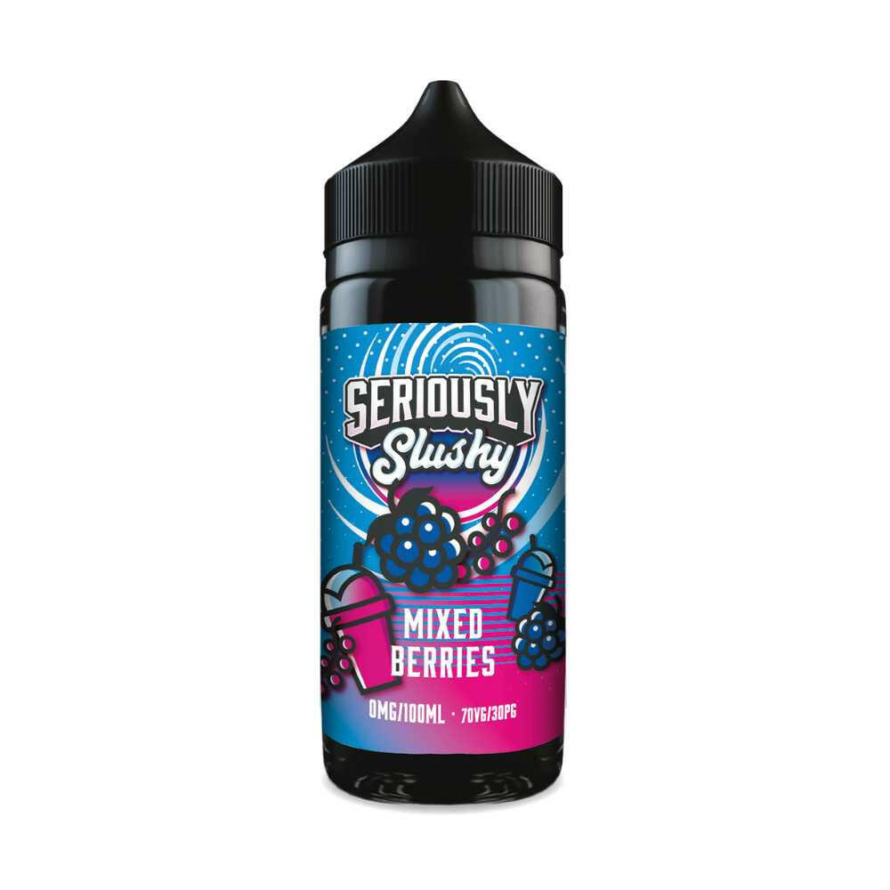 Seriously Slushy Mixed Berries 100ML Shortfill, Bottle, Front