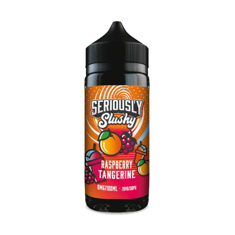 Seriously Slushy Raspberry Tangerine 100ML Shortfill, Bottle, Front