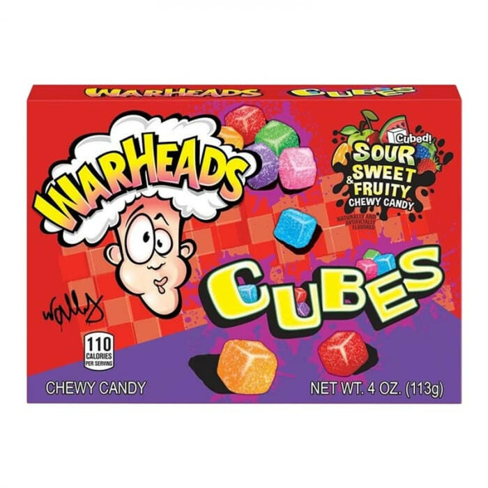 Warheads Sour Gummy Candy Theatre Box, Box, Front