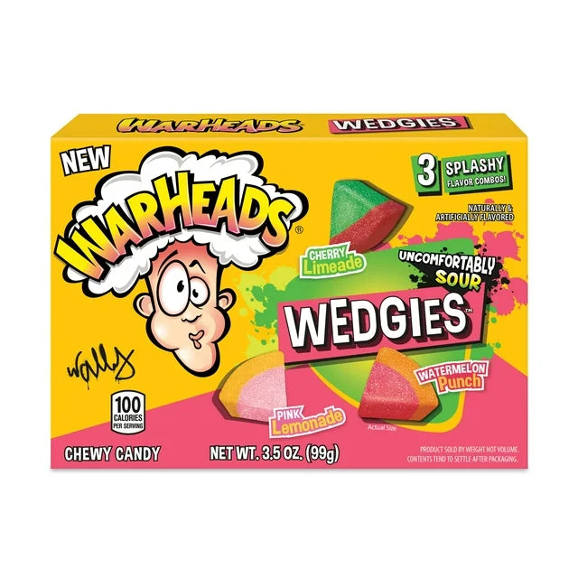 Warheads Wedgies Sour Chewy Candy, Nutrition