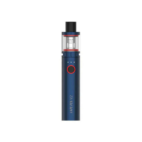 SMOK Vape Pen V2 Blue Vape Pen Kit, Device, Front