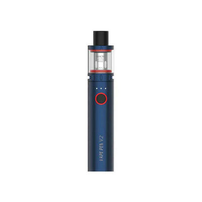 SMOK Vape Pen V2 Blue Vape Pen Kit, Device, Front