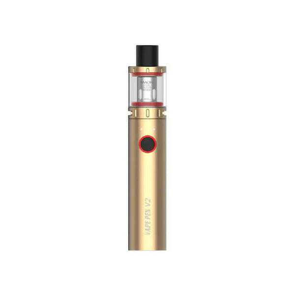 SMOK Vape Pen V2 Gold Vape Pen Kit, Device, Front