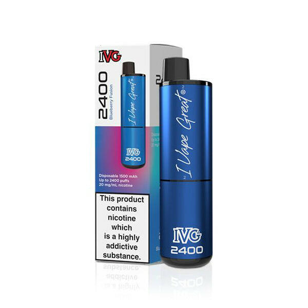 IVG 2400 4in1 Blueberry Fusion, Device and Packaging, Front