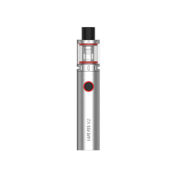SMOK Vape Pen V2 Stainless Steel Vape Pen Kit, Device, Front