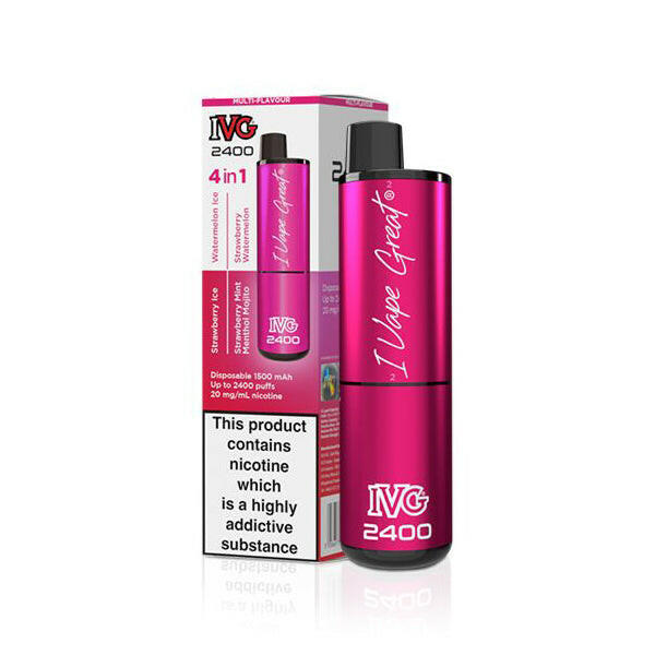 IVG 2400 4in1 Pink Edition, Device and Packaging, Front