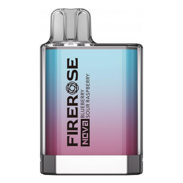 Elux Firerose Nova Blue Sour Raspberry Disposable Vape, Device Photo Front