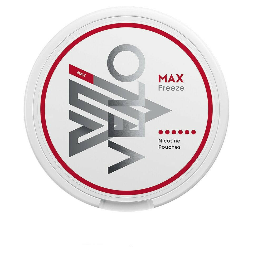 Velo Max Freeze Nicotine Pouches, Packing, Front