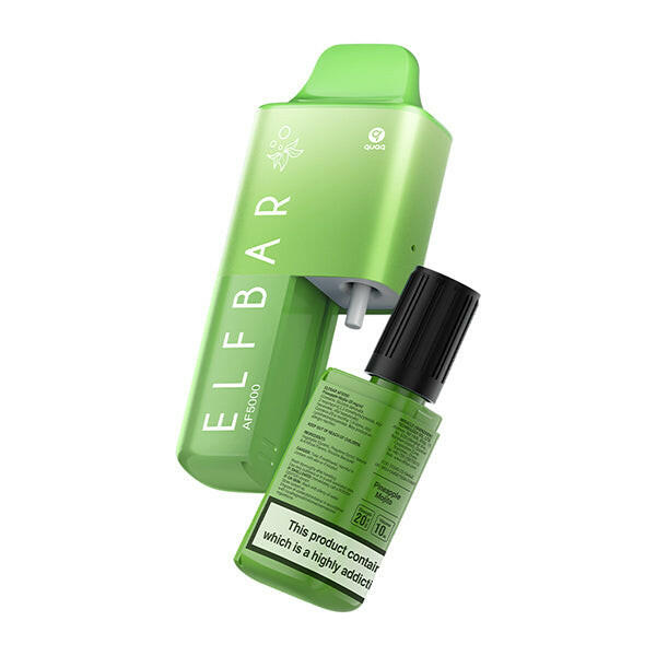 Elf Bar AF5000 Pineapple Mojito Disposable Vape, Front Photo