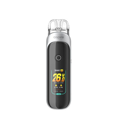 Aspire Pixo Pod Vape Kit, Ice Silver , Device, Front