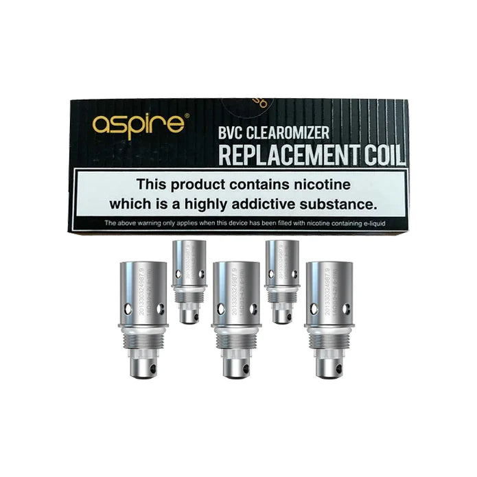 Aspire BVC Replacement Coil, Packaging and Coils, Front
