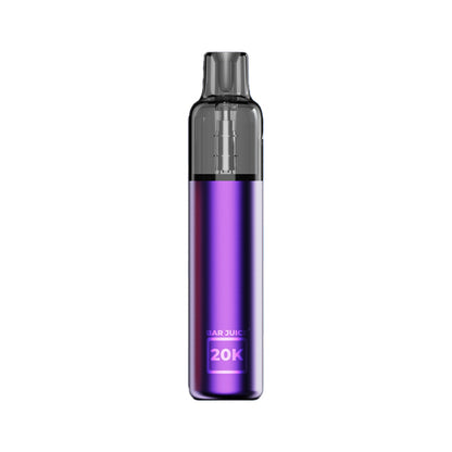 Bar Juice 20K Refillable Disposable Vape Purple, Device, Front