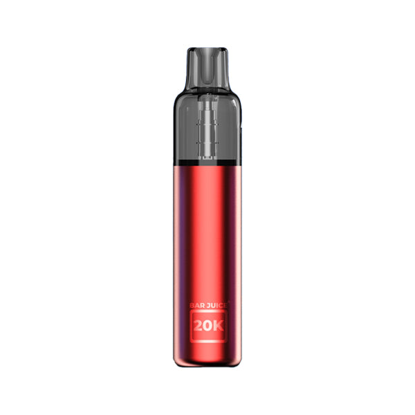 Bar Juice 20K Refillable Disposable Vape Red, Device, Front
