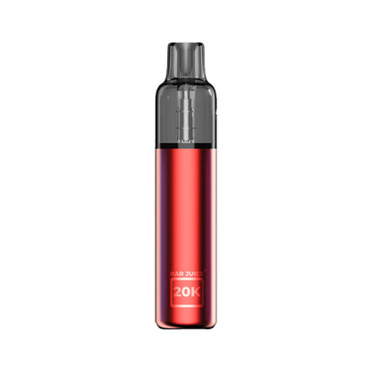 Bar Juice 20K Refillable Disposable Vape Red, Device, Front