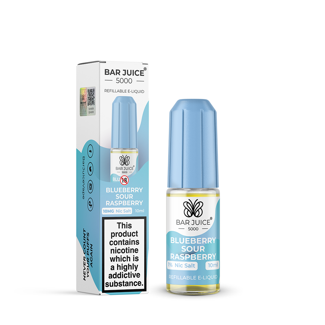 Bar Juice 5000 Blueberry Sour Raspberry Nic Salt | 5 For £10 – Escobar ...