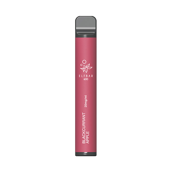Elfbar 600 Blackcurrant Apple Disposable Vape, Device, Front