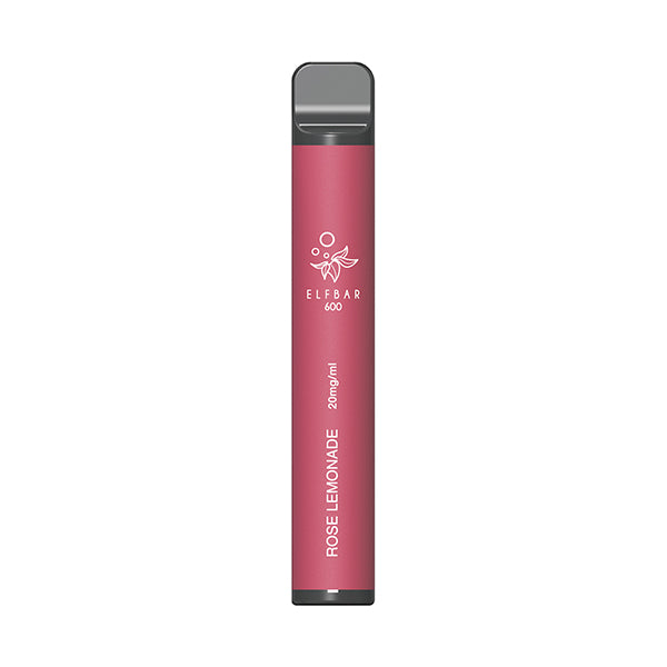 Elfbar 600 Rose Lemonade Disposable Vape, Device, Front