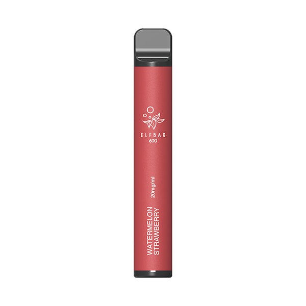Elfbar 600 Watermelon Strawberry Disposable Vape, Device, Front