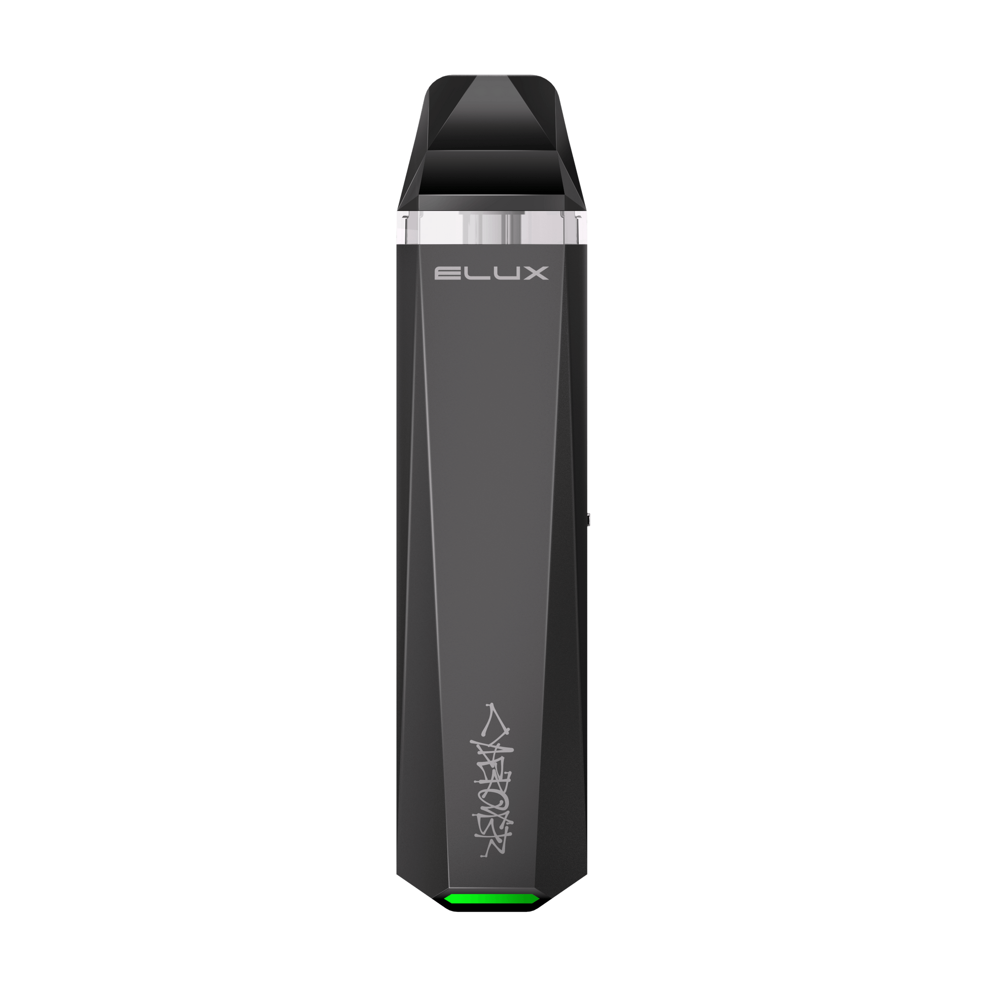Elux-Cyberover-P1 Black Vape Pod Kit, Device, Front