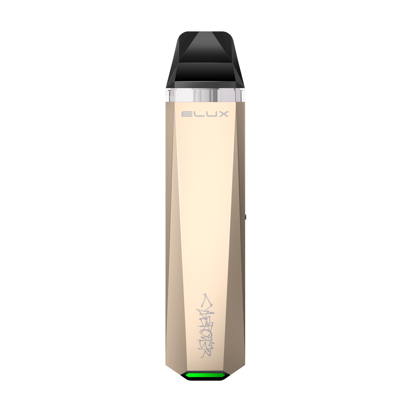 Elux-Cyberover P1 Golden Vape Pod Kit, Device, Front