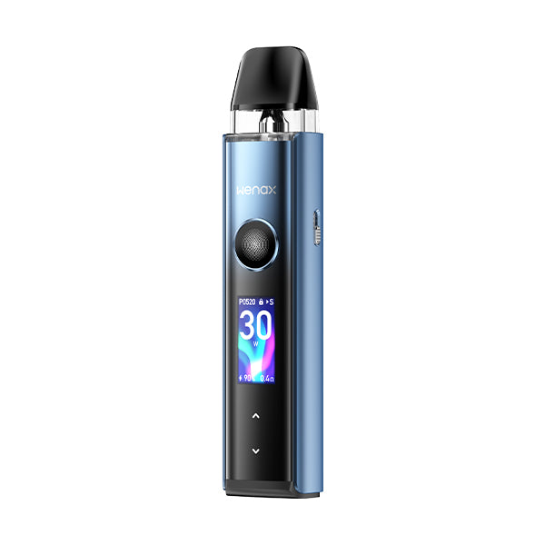 Geekvape Wenax Q Pro Azure Blue Pod Kit, Device, Front